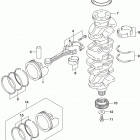 DF200AT,AZ ~510001 Коленвал