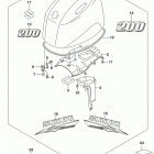 DF200AP Engine cover (for 0ep)