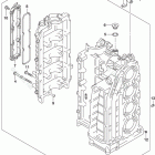 DF 140ATX Cylinder Block (DF140AT E03:Up To VIN.510249)