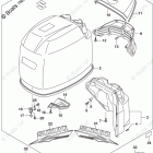 DF 150STX Engine Cover (For 0EP) (DF175TG E03)
