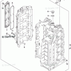 DF 115ATL Cylinder Block (DF115AT E03:Up To VIN.510120)