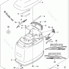 DF 225ZX Engine Cover (For Y5S) (DF225Z E03)