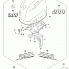 DF200AP Engine cover (for y5s)