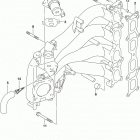DF100A 115A 140A ,AT,AZ,AST Впускной коллектор