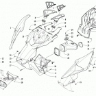 M 8000 MOUNTAIN CAT ES 162 BLACK Капот и воздуховоды