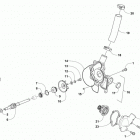 M 8000 MOUNTAIN CAT ES 162 BLACK Помпа и термостат