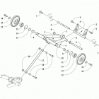 M 8000 MOUNTAIN CAT ES 162 BLACK Задняя подвеска ,задний рычаг
