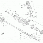 ZR 9000 THUNDERCAT 137 BLACK Поршни и коленвал