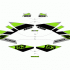 M 8000 SNO PRO 153 GREEN EARLY RELEASE Наклейки