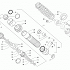 M 8000 SE 153 GREEN Задняя подвеска ,задний амортизатор