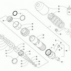 M 8000 SNO PRO 153 3.0 ORANGE Передний амортизатор задней подвески