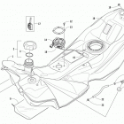 ZR 9000 THUNDERCAT 137 BLACK Топливный бак