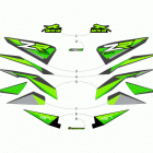 ZR 8000 ES 137 GREEN Наклейки