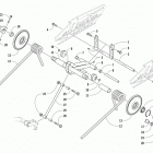 ZR 6000 LTD ES 129 GREEN Задняя подвеска ,задний рычаг