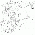 M 8000 MOUNTAIN CAT ES 162 BLACK Front frame assembly