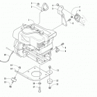 BEARCAT 2000 LT BLUE Опора двигателя и вариатор