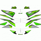 ZR 6000 ES 129 GREEN Наклейки
