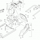 BEARCAT 2000 LT BLUE Задний бампер ,багажник и фонарь