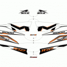 M 8000 SNO PRO 162 ORANGE Наклейки