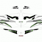 M 8000 SE 153 GREEN Наклейки