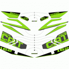 M 8000 MOUNTAIN CAT ES 162 BLACK Наклейки