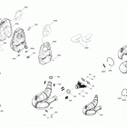 SUMMIT 600 CARB 01- exhaust system engine 600 carb