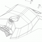 RENEGADE 850 E-TEC 09- luggage rack engine 850 e-tec