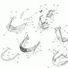 RENEGADE 800R E-TEC 09- bottom pan engine 800r e-tec renegade - all pa...
