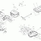 MXZ 600 ACE 09- luggage rack engine 600 ace - mx-z, renegade