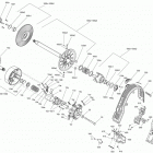 SUMMIT 600HO E-TEC 05- pulley system summit - 600 ho etec