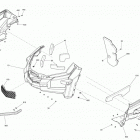 TUNDRA 600HO E-TEC 09- bottom pan engine 600ho e-tec - all package