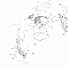 RENEGADE 850 E-TEC 09- bottom pan mxz engine 850 e-tec - package tnt,...