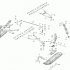 Commander 800 Передняя подвеска и лыжи