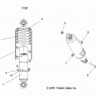 S19SJA5BSL/BEL 550 WIDETRAK LX ES/INTL Suspension, shock, front track - s19sja5bsl  /  be...