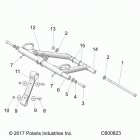 S19CBU5BSA/BSL/BEL 550 INDY EVO/ES/ES INTL Suspension, torque arm, front - s19cbu5bsa  /  bsl...