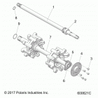 800 TITAN SP/ADVENTURE/XC ALL OPTIONS Drive train, jackshaft and driveshaft - s20fjb8  /...