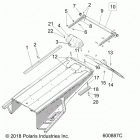 S19EER6PSL/PEL 600 SWITCHBACK SP 144 ES/INTL Body, bumper, rear, snowflap and taillight cover -...