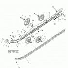 S19DDL6PS/PEM 600 SWITCHBACK XCR/INTL SC SELECT ALL OPTIONS Suspension, rail asm. - s19ddl6ps  /  pem (600563)
