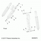 800 TITAN SP/ADVENTURE/XC ALL OPTIONS Suspension, ifs shocks mntg. - s20fjb8  /  fje8  /...