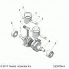 S19EEC8RS/REM 850 SWITCHBACK ASSAULT SC SELECT Engine, piston and crankshaft - s19eec8rs  /  rem ...