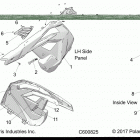 S19CBU5BSA/BSL/BEL 550 INDY EVO/ES/ES INTL Body, side panel, lh - s19cbu5bsa  /  bsl  /  bel ...