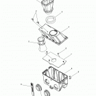 S19CEA5BSL 550 INDY 144 ES Engine, air box - s19cea5bsl (49snowair14550)