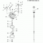 S19WAA1ASA/AEA 120 INDY/INTL Engine, carburetor and choke cable - s19waa1asa  /...