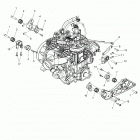 S19EFK6PSA/PSL/PEB 600 AXYS PRO RMK 155/ES/INTL Engine, mounting - s19efk6psa  /  psl  /  peb (600...