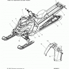 S19EFS8PS 800 AXYS SKS 155 SC SELECT ALL OPTIONS Body, decal, snow check, gloss black w  /  ind sky...