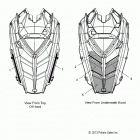 S19CEA5BSL 550 INDY 144 ES Body, hood foam  /  seal - s19cea5bsl (49snowhoods...