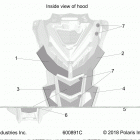 600 SWITCHBACK XCR ALL OPTIONS (S21DDL6PS) Body, hood foam  /  fiber - s21ddl6ps all options ...