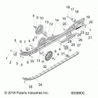 S19EKB6PSL 600 INDY SP 129 ES Suspension, rail, lh  /  rh - s19ekb6psl (600880c)