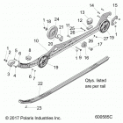 800 TITAN SP/ADVENTURE/XC ALL OPTIONS Suspension, rail mounting - s20fjb  /  fje  /  fjp...