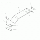S19SJA5BSL/BEL 550 WIDETRAK LX ES/INTL Chassis, clutch guard - s19sja5bsl  /  bel (600137...